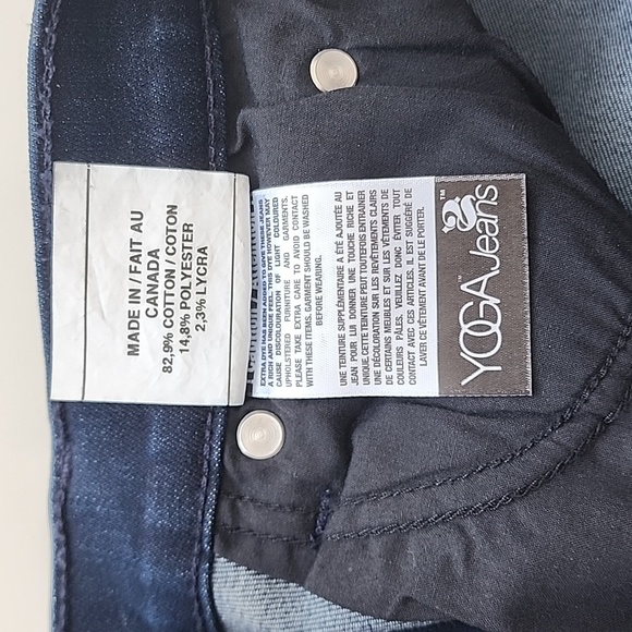 Second Yoga Jeans, Classic rise, Rachel Skinny, size 27, dark blue - Picture 3 of 5